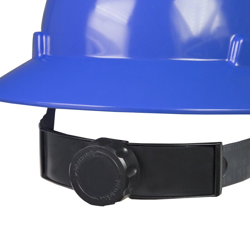JORESTECH خوذة أمان جوريستيك زرقاء HDPE مع حافة كاملة ونظام تعليق قابل للتعديل بـ 4 نقاط للعمل، المنزل، وحماية الرأس العامة متوافقة مع ANSI Z89.1-14 HHAT-02 - Image 4